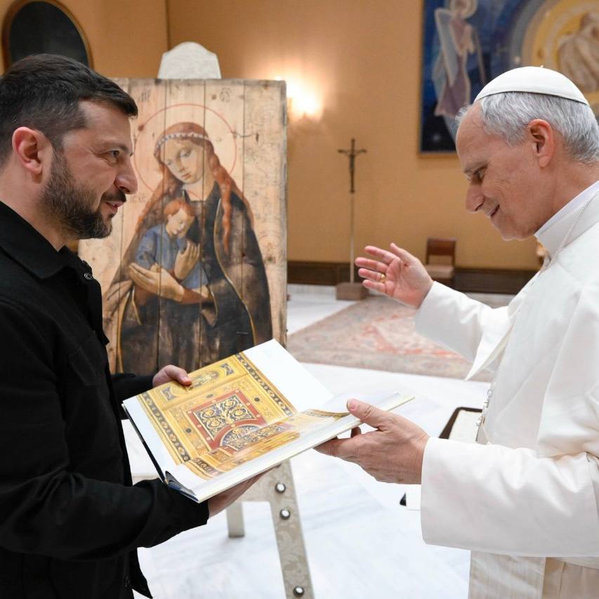 Zelensky meets Pope Leo XIV at Vatican