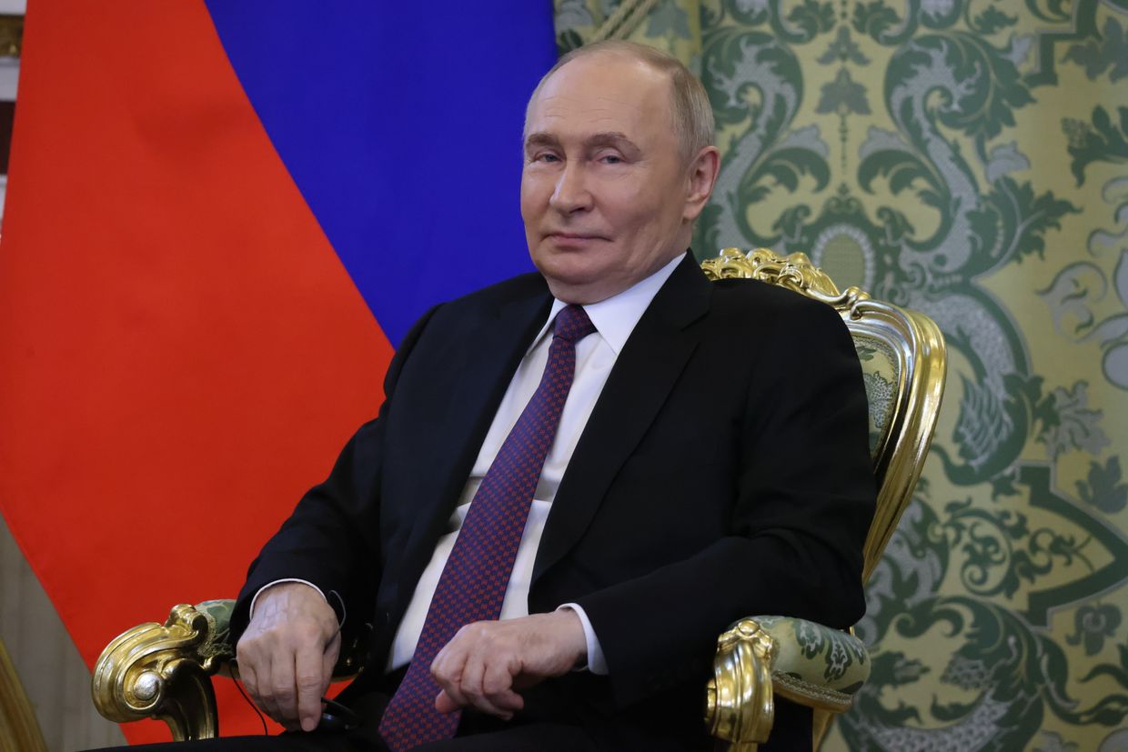 Russian President Vladimir Putin in Moscow, Russia, on May 28, 2025.