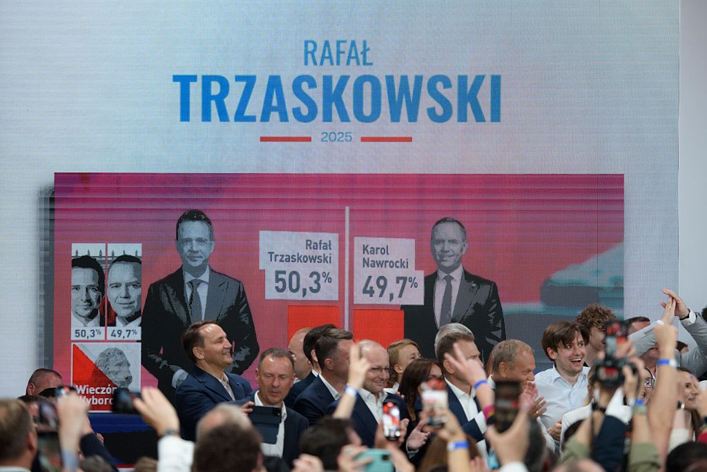 Pro-EU candidate appears to lead in Polish presidential run-off