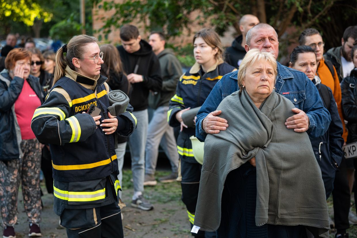 Russian mass missile, drone attack on Kyiv kills at least 6, injures 25