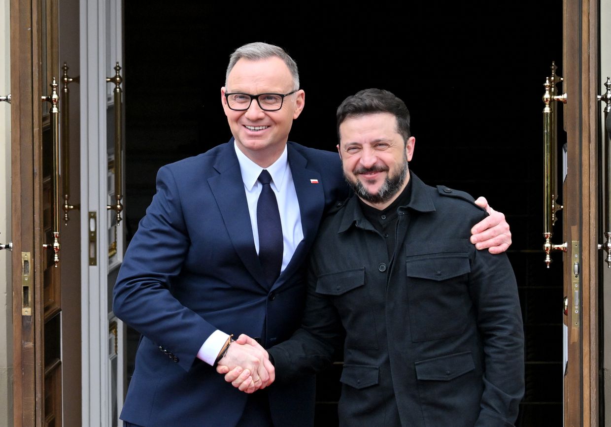 Poland's Duda arrives in Kyiv to meet with Zelensky