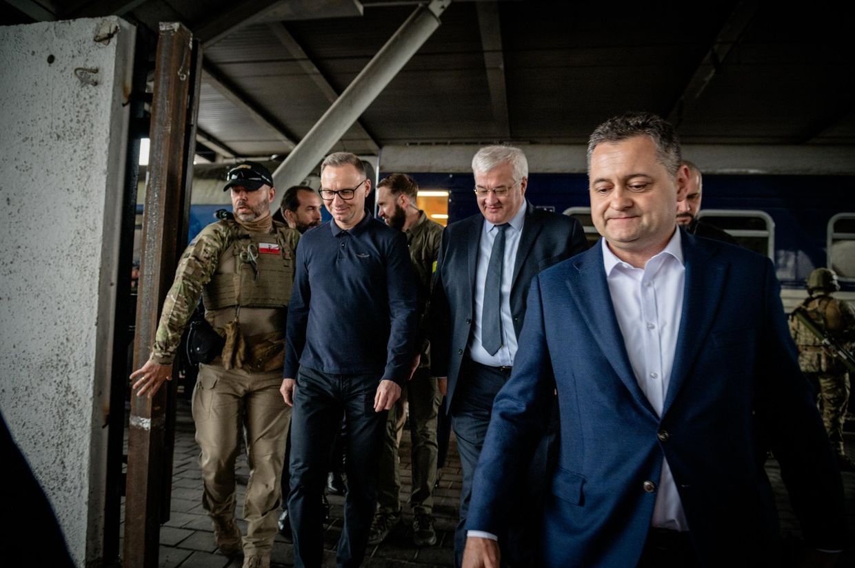 Poland's Duda arrives in Kyiv to meet with Zelensky