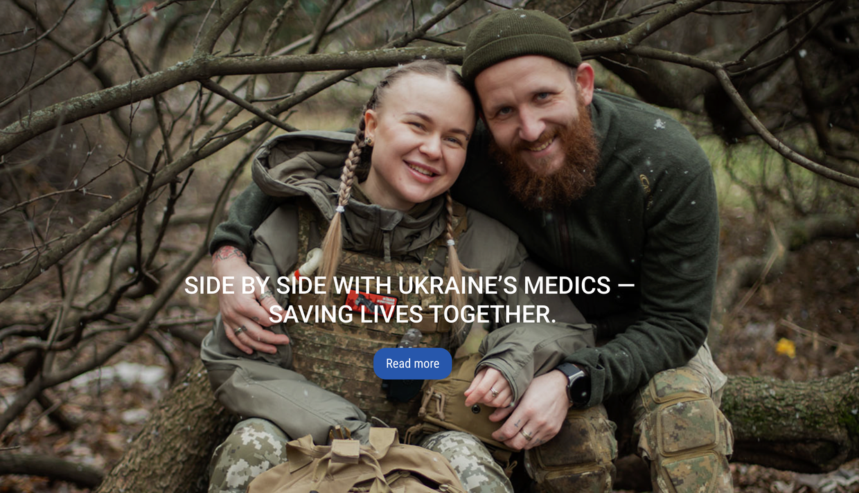 Screengrab from the Leleka Foundation website.