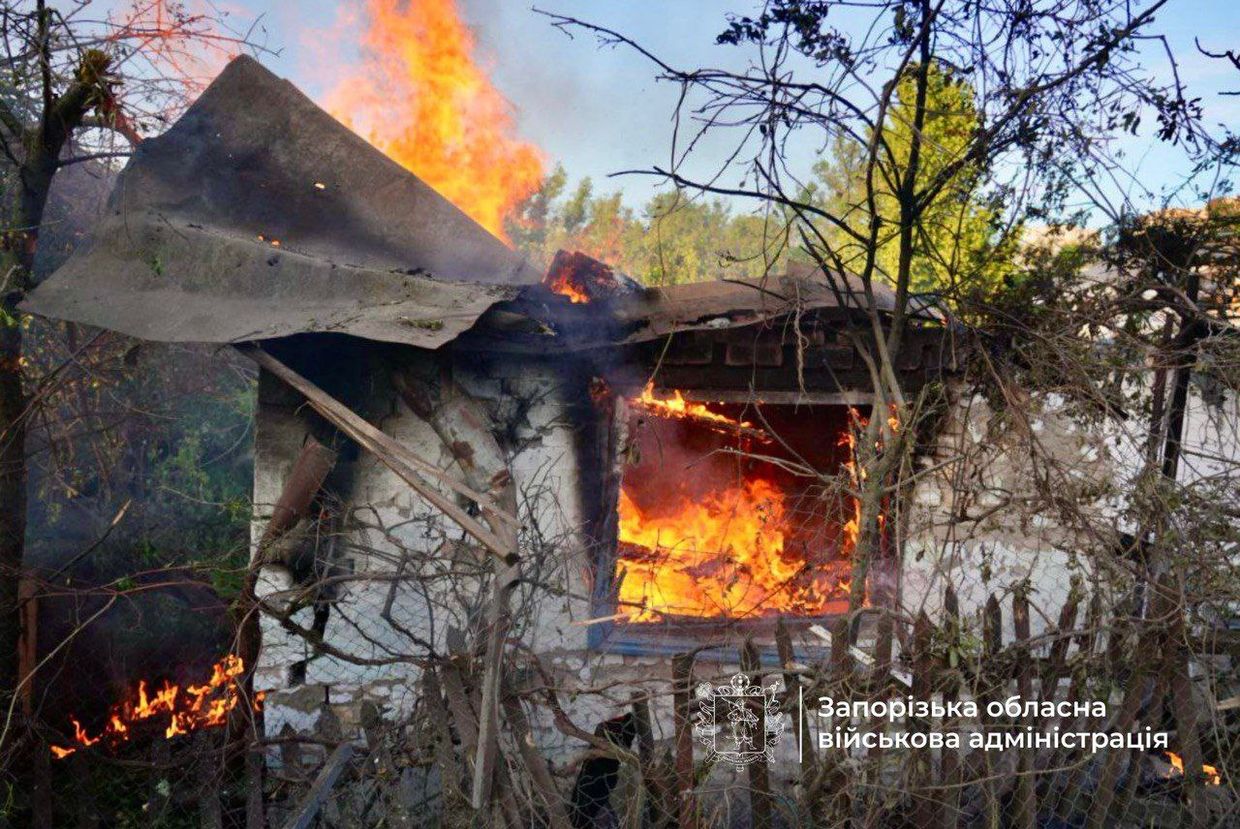 Russian attacks on Zaporizhzhia Oblast injure 7 people, damage critical infrastructure