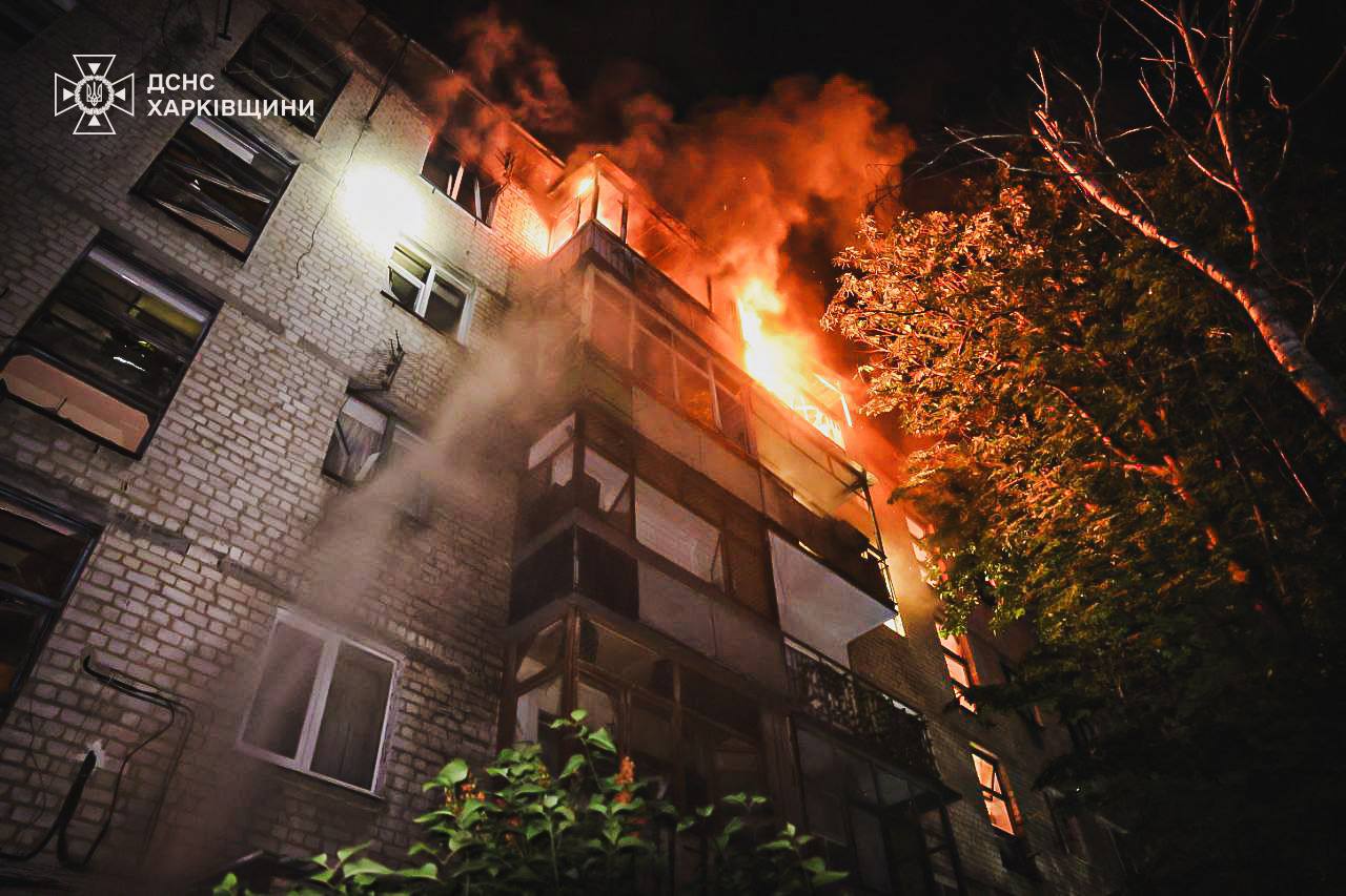 Massive Russian drone attack kills 2, injures at least 60 in Kharkiv