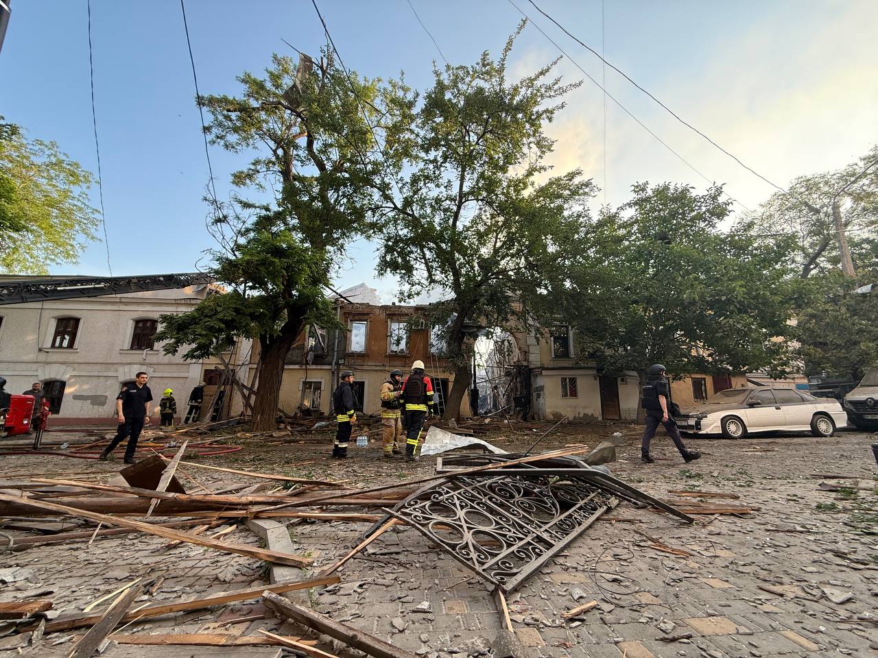 Russian drone strike on Odesa injures 13, including 1 child