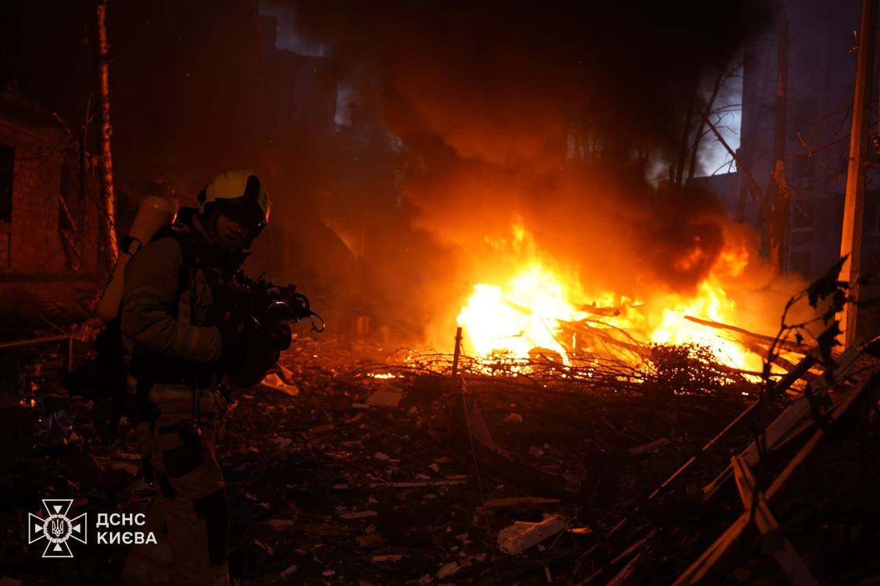 Russian mass missile, drone attack on Kyiv kills at least 6, injures 19