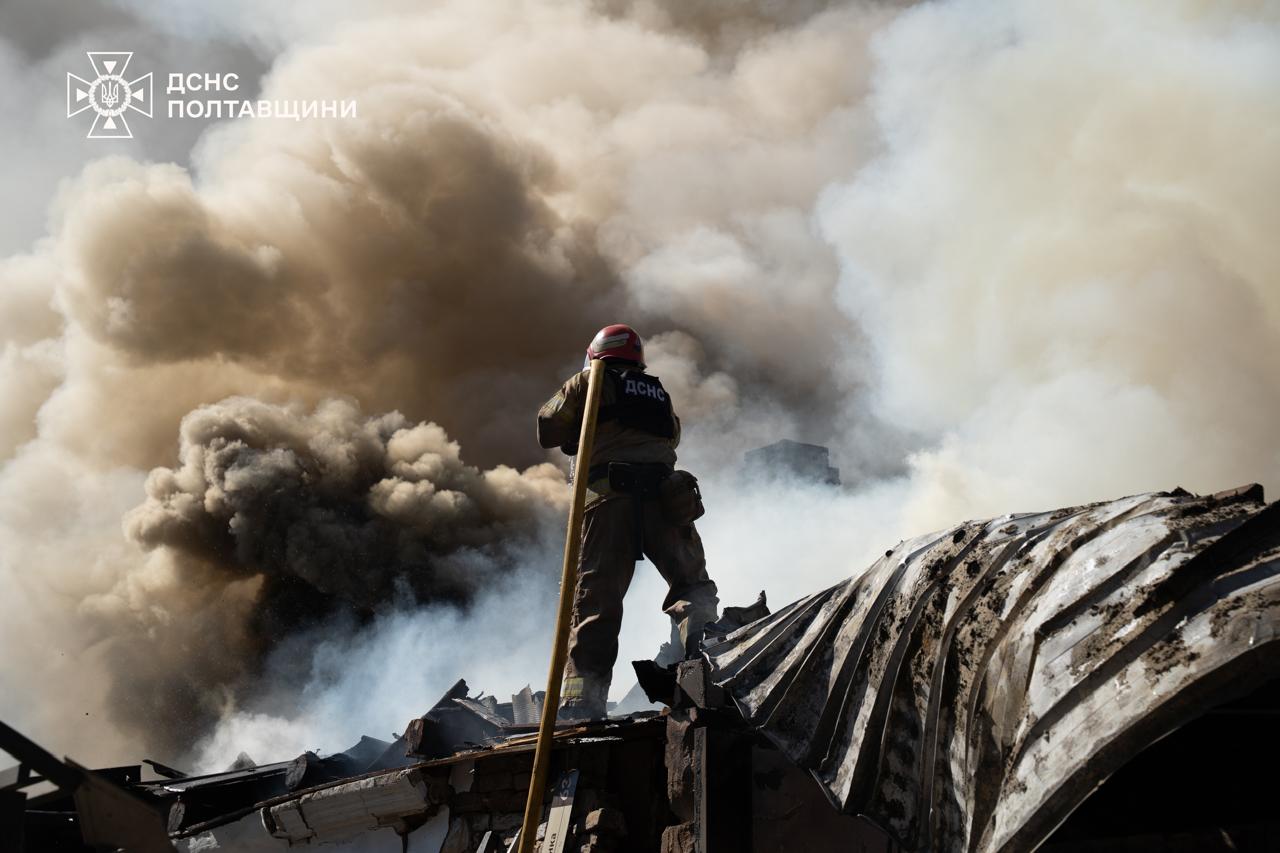 Russian strike on Poltava kills 2, injures 11, Ukrainian officials say, conscription office set on fire