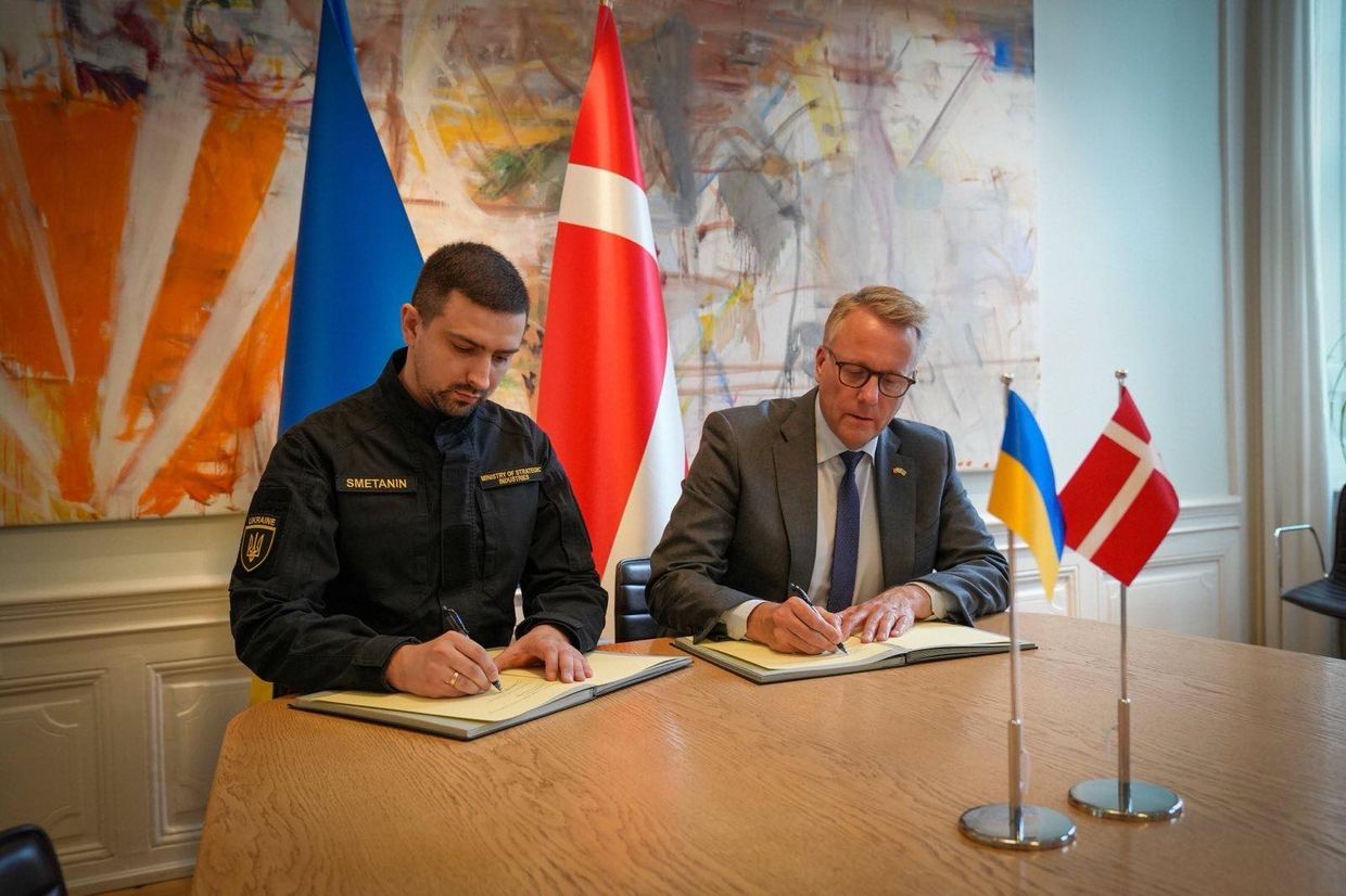 Ukraine, Denmark sign deal to launch Ukrainian military production on Danish soil