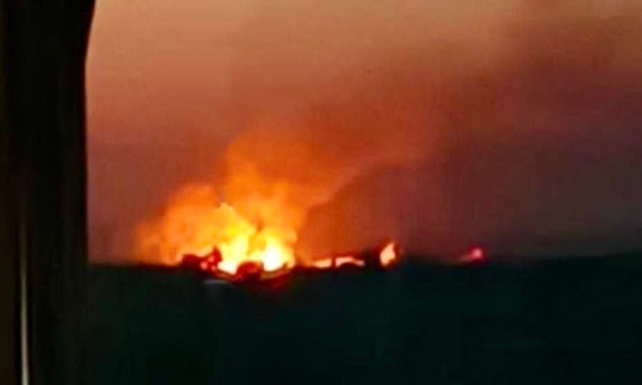 Ukraine strikes Russian airfield, hits bomb warehouse, aircraft in drone assault