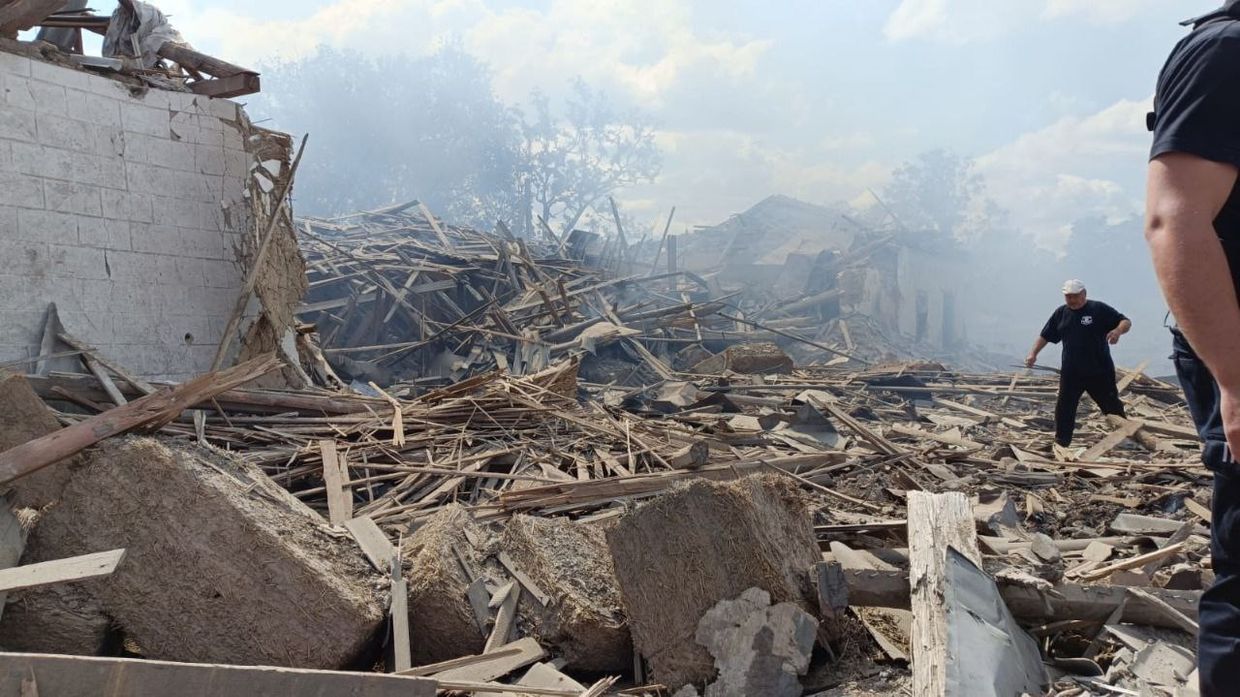 Russian missile attack kills, injures residents in Dnipropetrovsk Oblast village