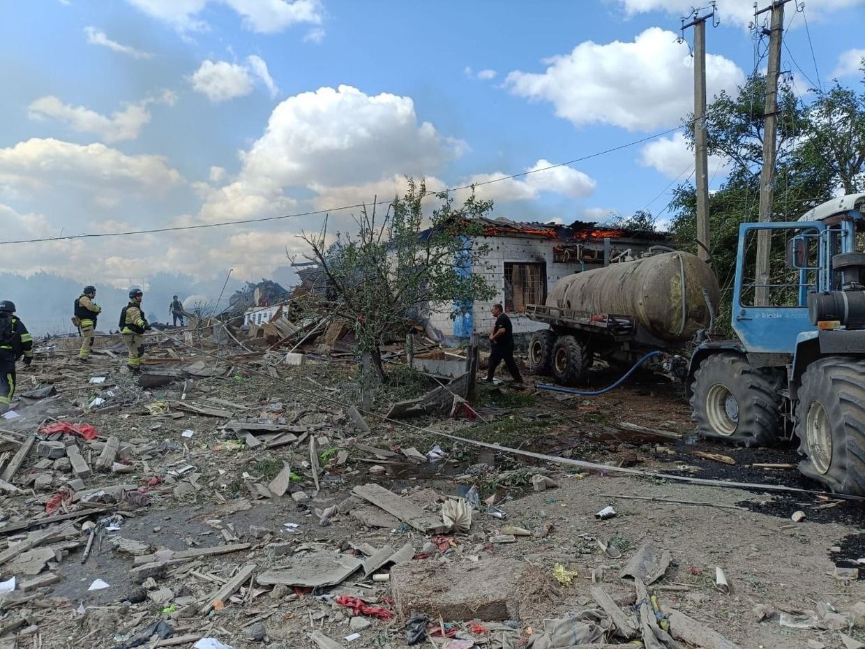 Russian missile attack kills, injures residents in Dnipropetrovsk Oblast village