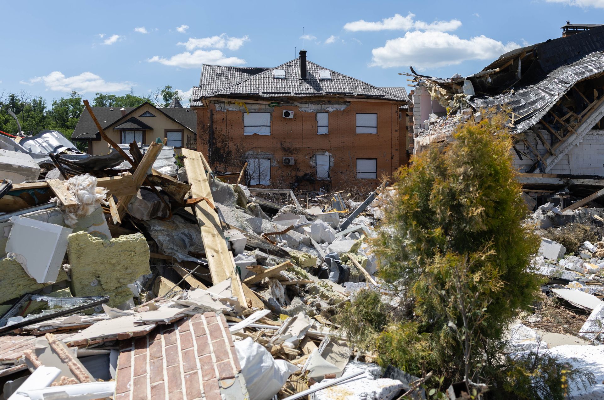 With all eyes on Kyiv, its surrounding villages are unspoken victims of Russian attacks