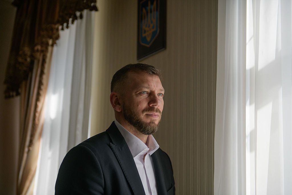 Chief Anti-Corruption Prosecutor Oleksandr Klymenko in his office in Kyiv, Ukraine, on July 29, 2025.
