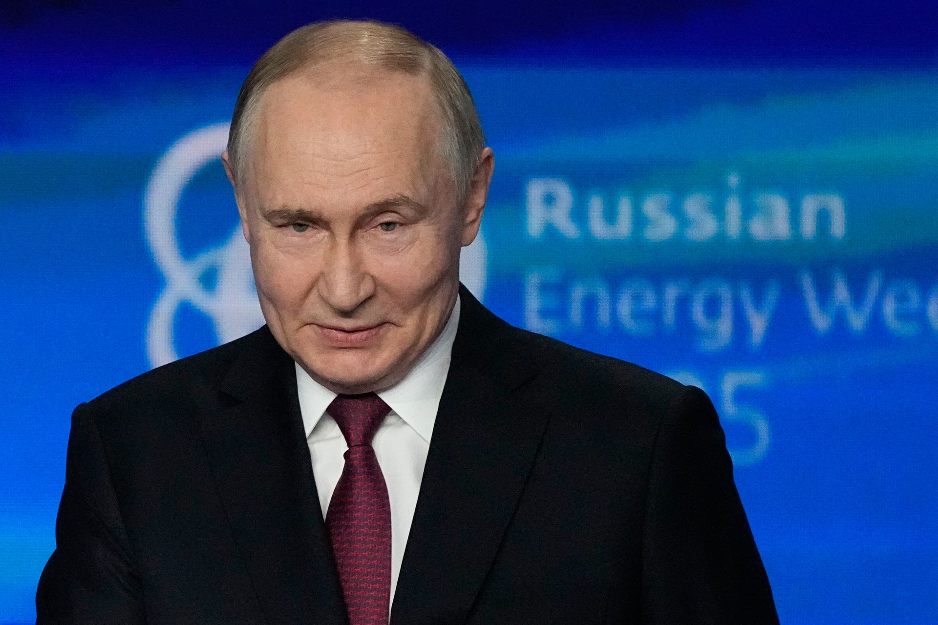 Russian President Vladimir Putin in Moscow, Russia, on Oct. 16, 2025.