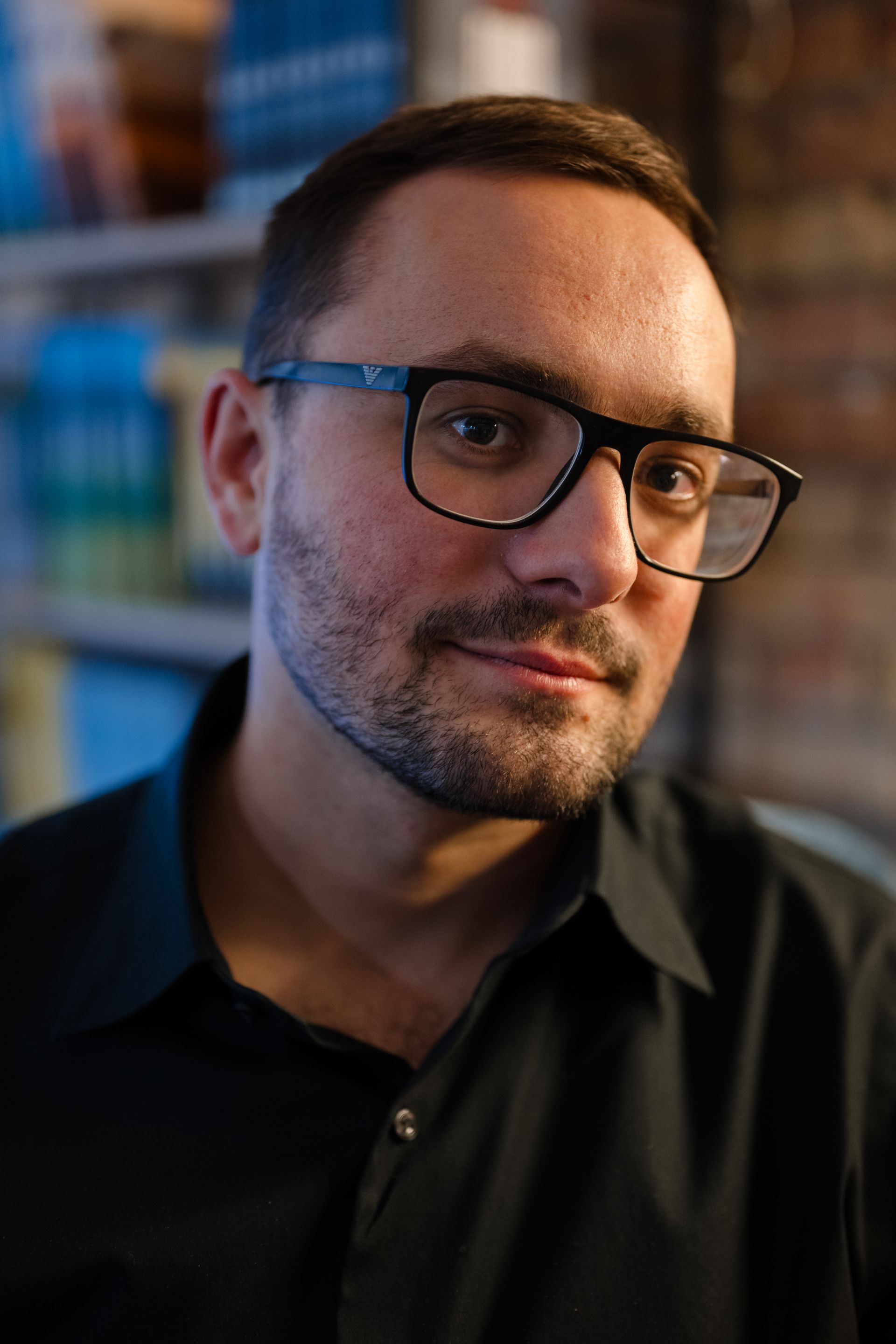 Myroslav Laiuk poses for a photo in Kyiv, Ukraine, on Nov. 5, 2025. 