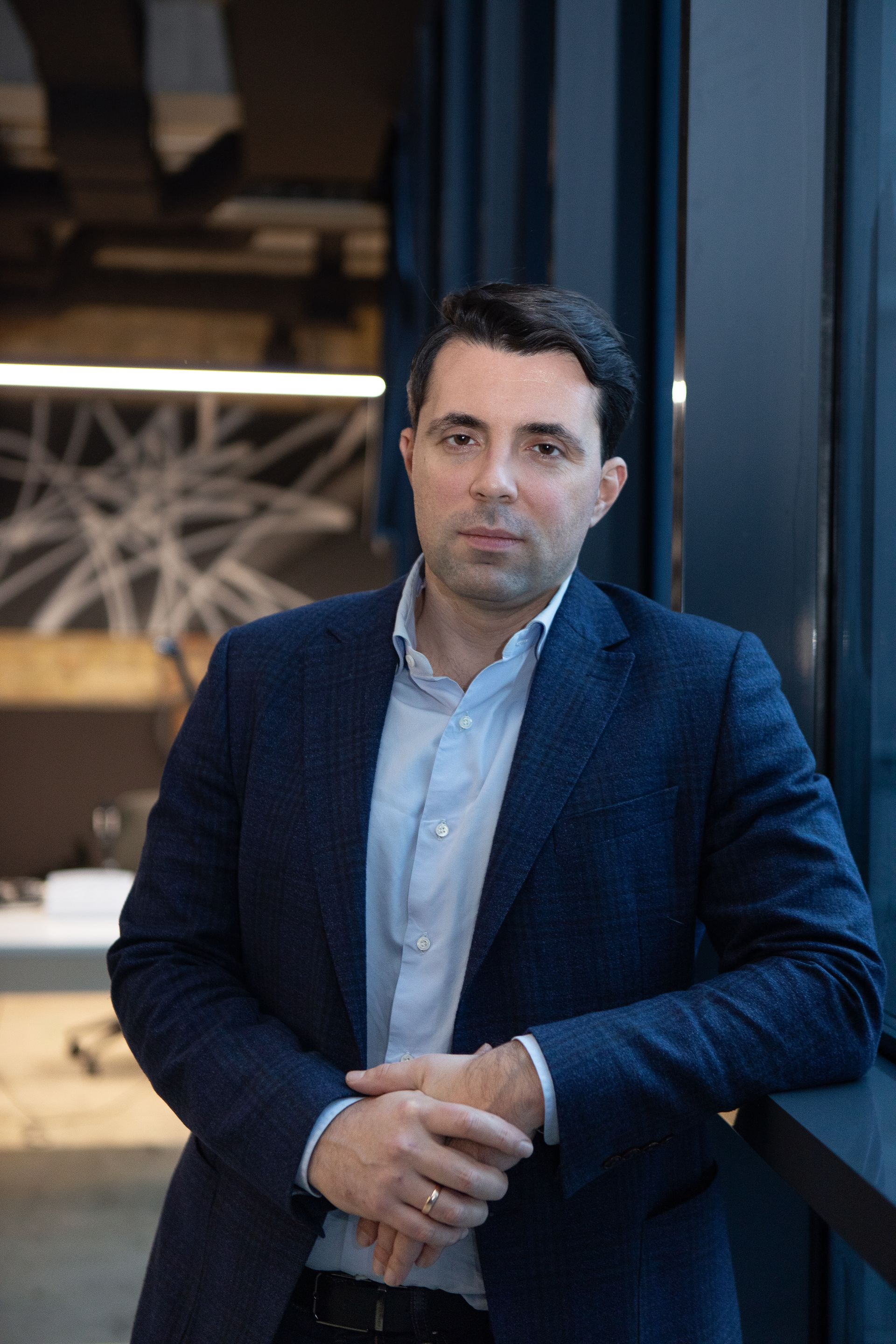 Volodmyr Kudrytskyi, Ukrenergo’s ex-CEO, in Kyiv, Ukraine, on Nov. 10, 2025.