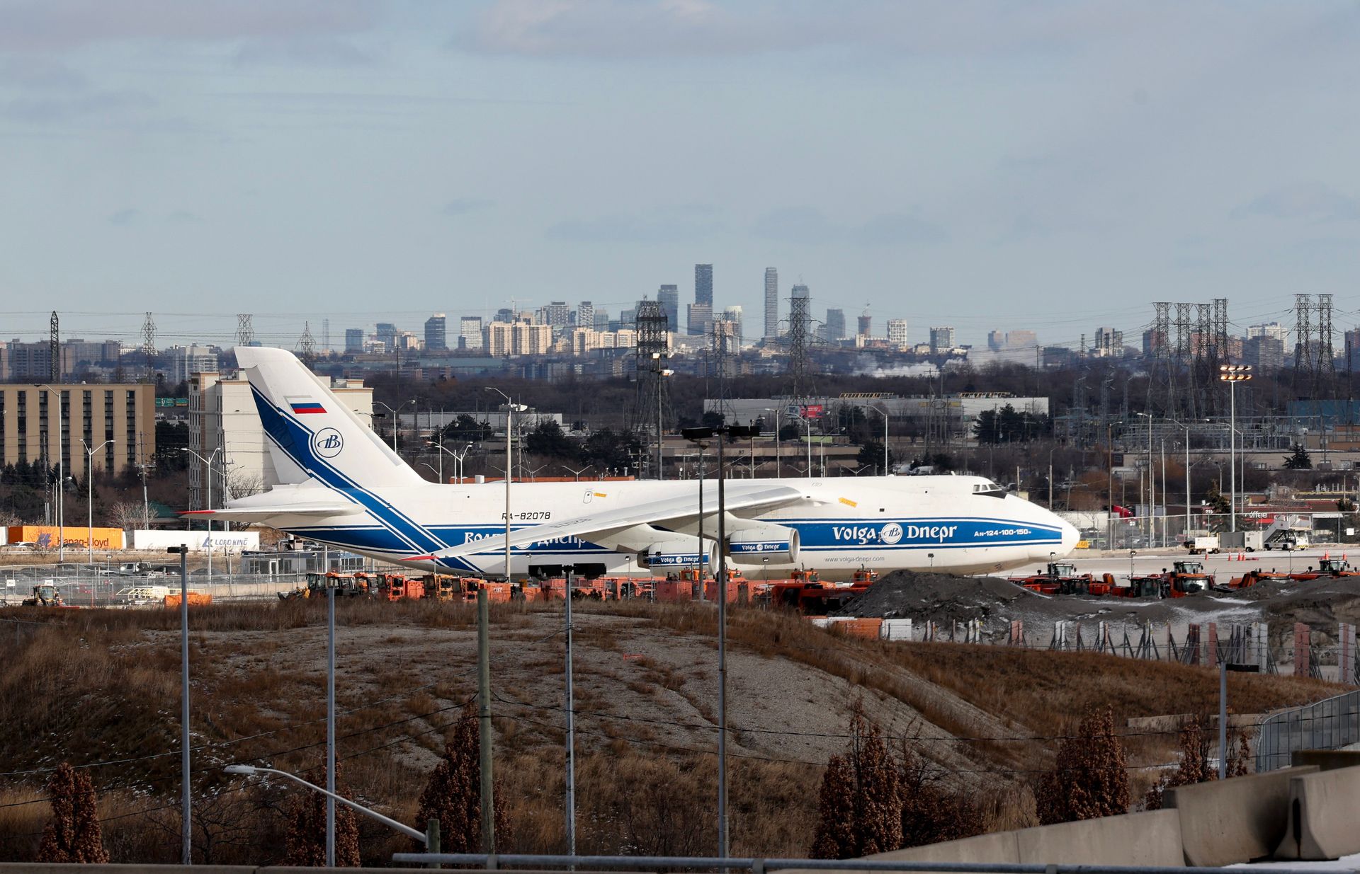A million-dollar parking fee: Canada's high-stakes battle over a stranded Russian plane