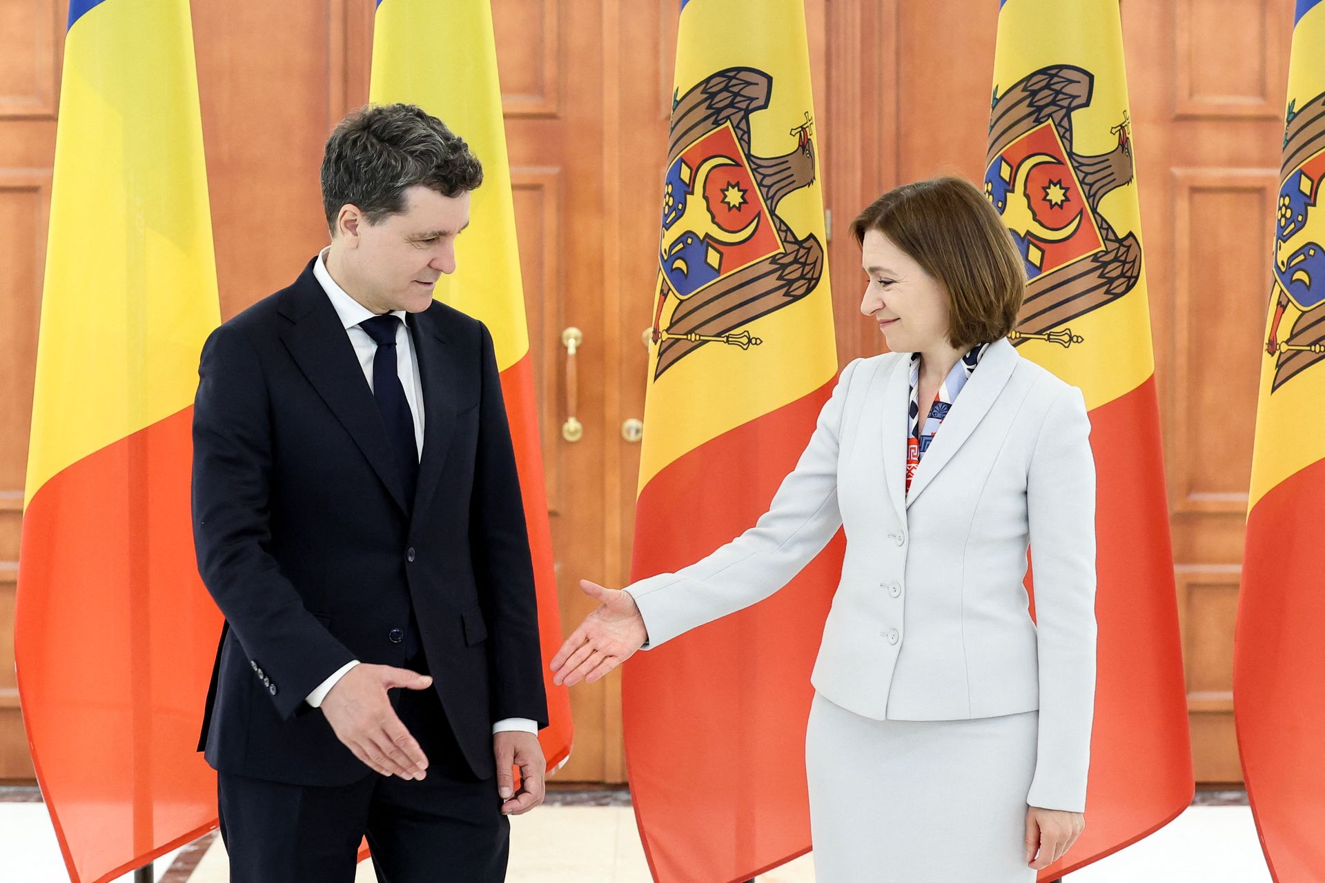 Facing Russia and global shifts, Moldova’s Sandu opens door to reunification with Romania