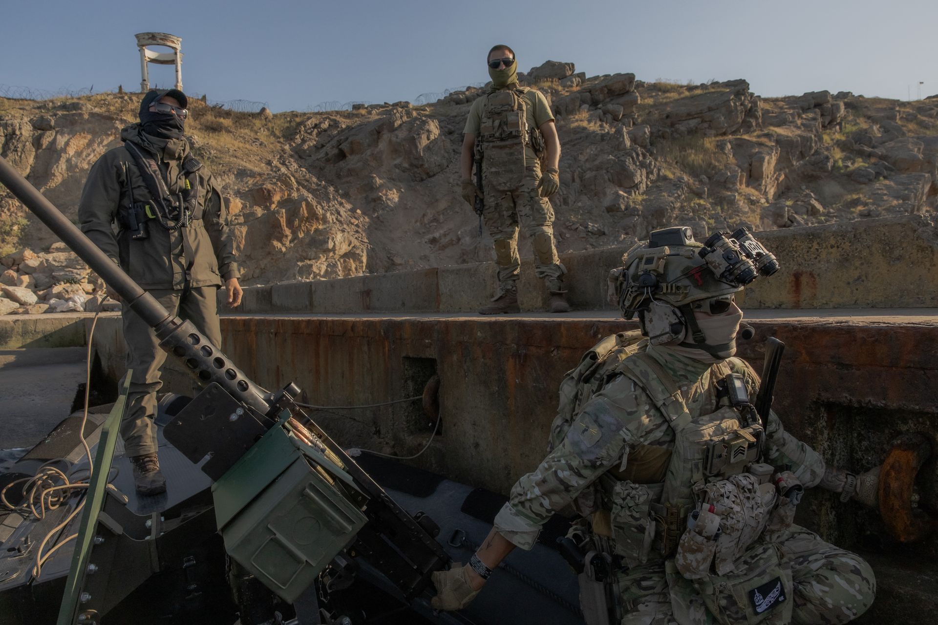 Snake Island in the Black Sea, Ukraine, on Aug. 14, 2025