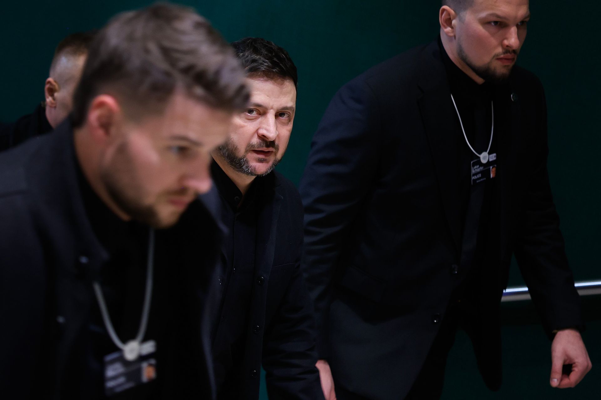 President Volodymyr Zelensky in Davos, Switzerland, on Jan. 22, 2026.