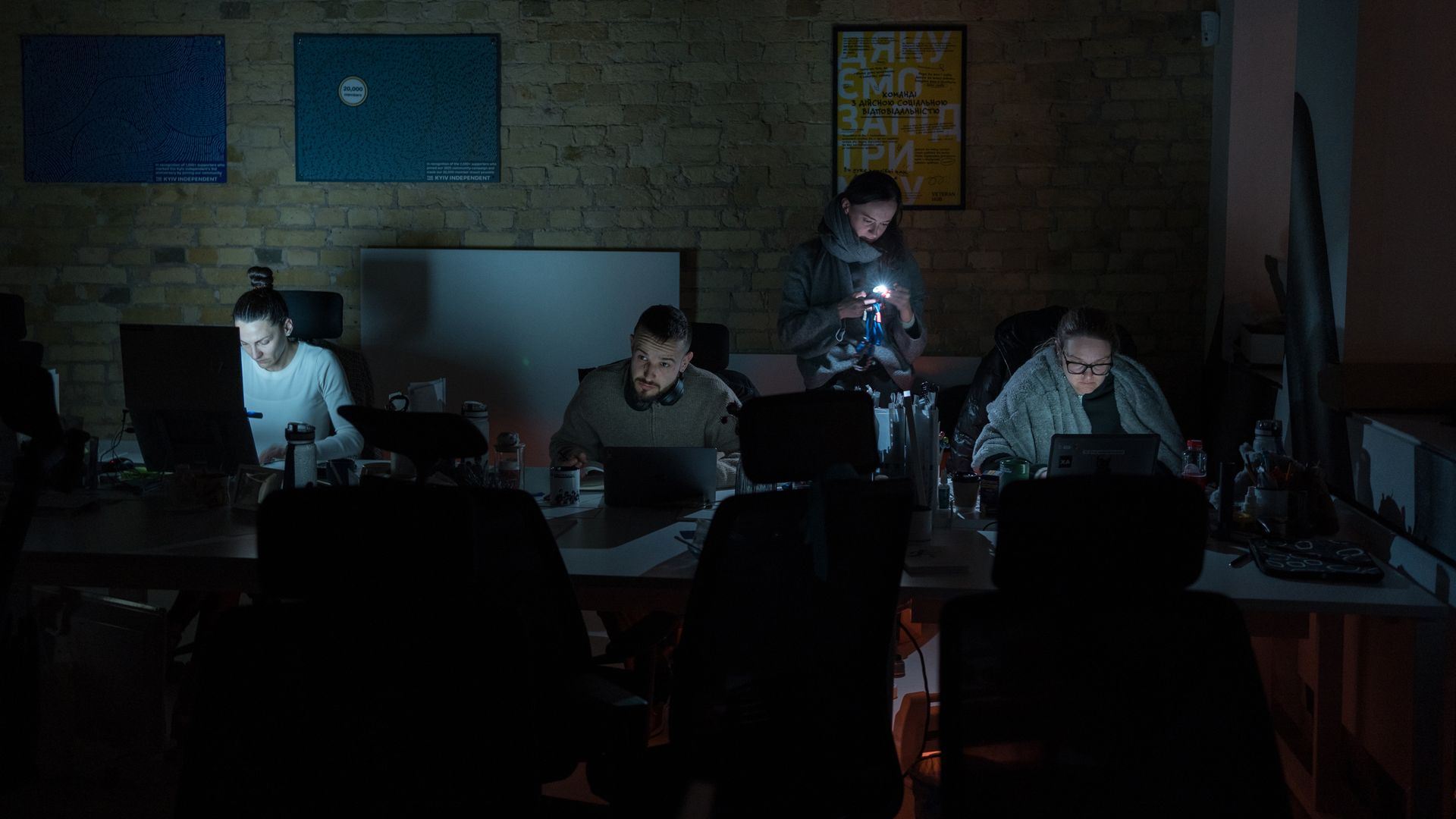 Inside the Kyiv Independent: See how we survive the Russia-inflicted energy crisis