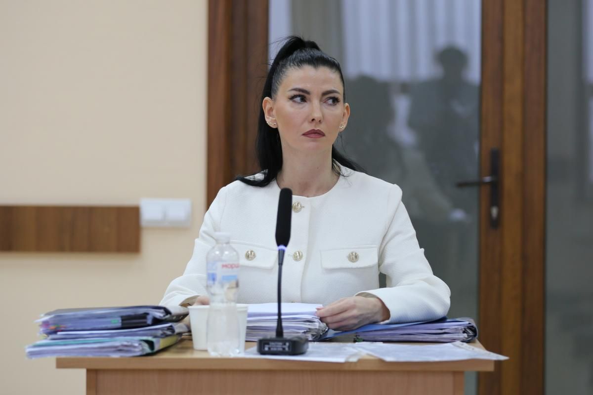 Maryna Shakhovnina, a judge who stripped three protesters of their driver’s licenses during the 2013–2014 EuroMaidan Revolution, is seen in Kyiv, Ukraine, in an undated photo.