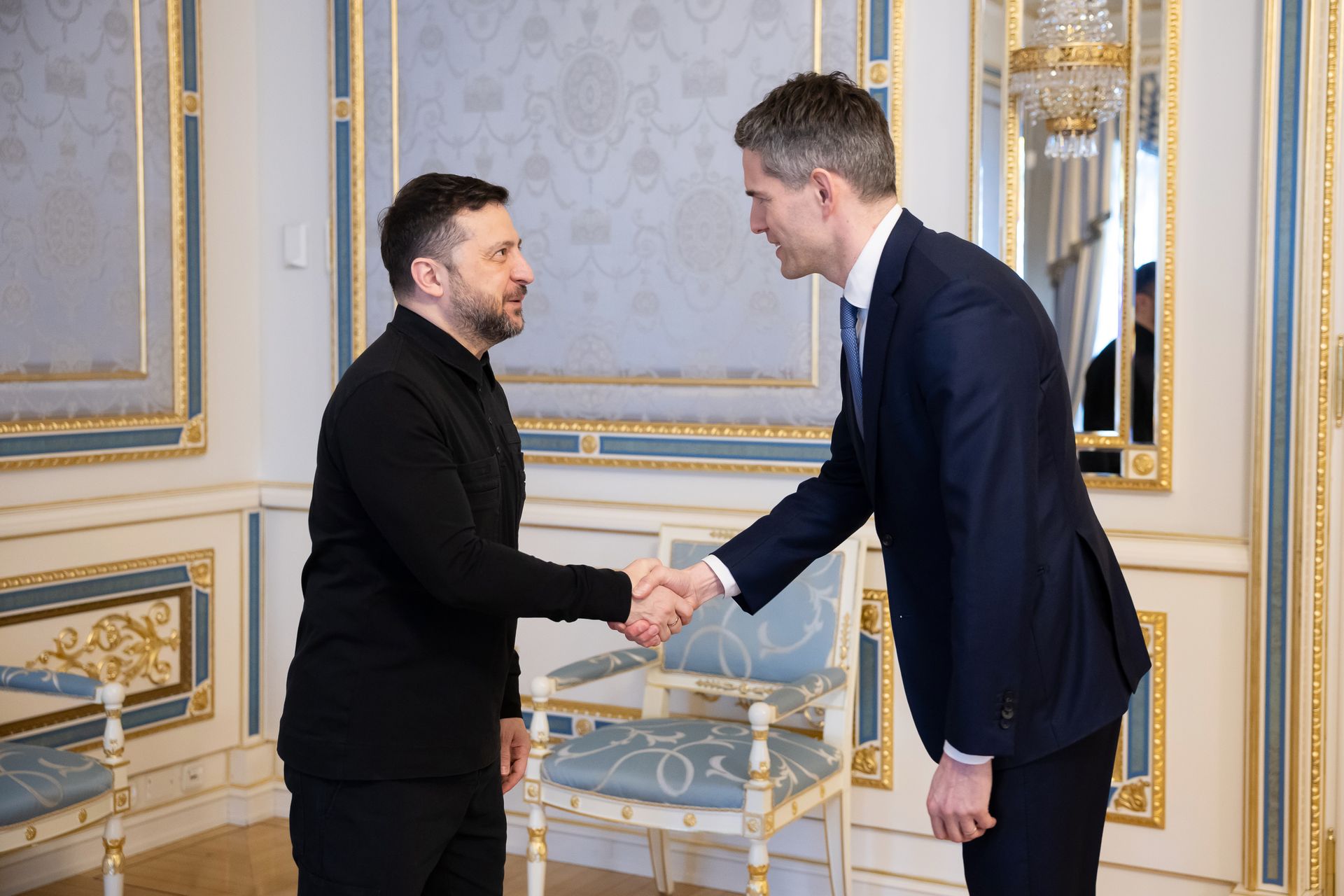 President Zelensky and Minister of Foreign Affairs of the Netherlands Berendsen in Kyiv, Ukraine on Feb. 28, 2026. 