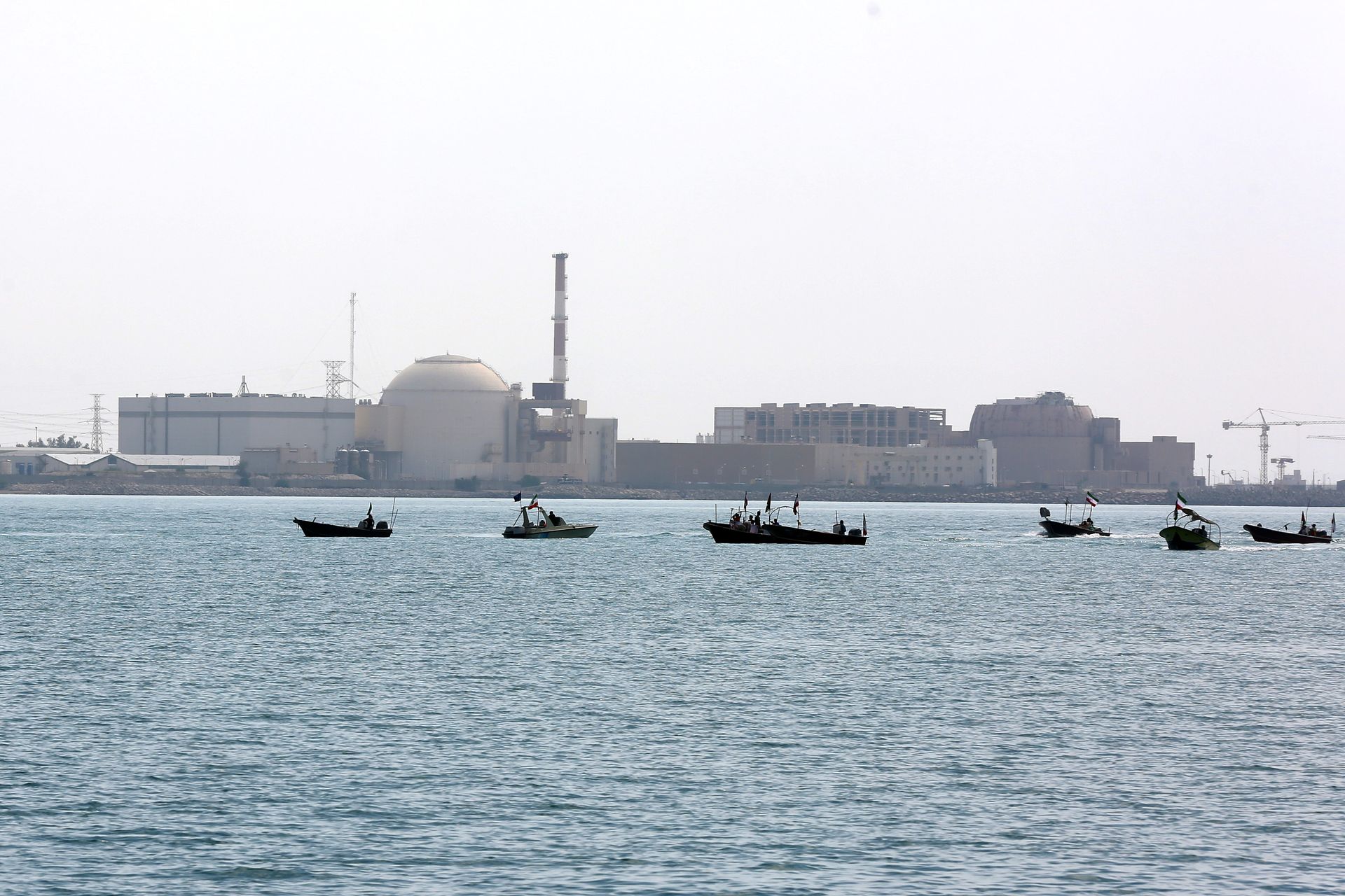 Iran says projectile hit nuclear power plant area; Russian staff on site