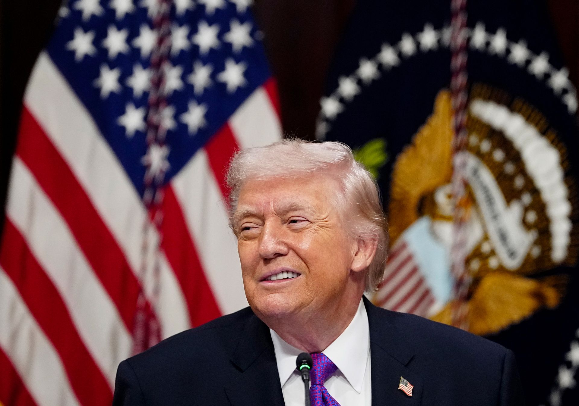 U.S. President Donald Trump at the White House in Washington, DC, U.S., on March 4, 2026. 