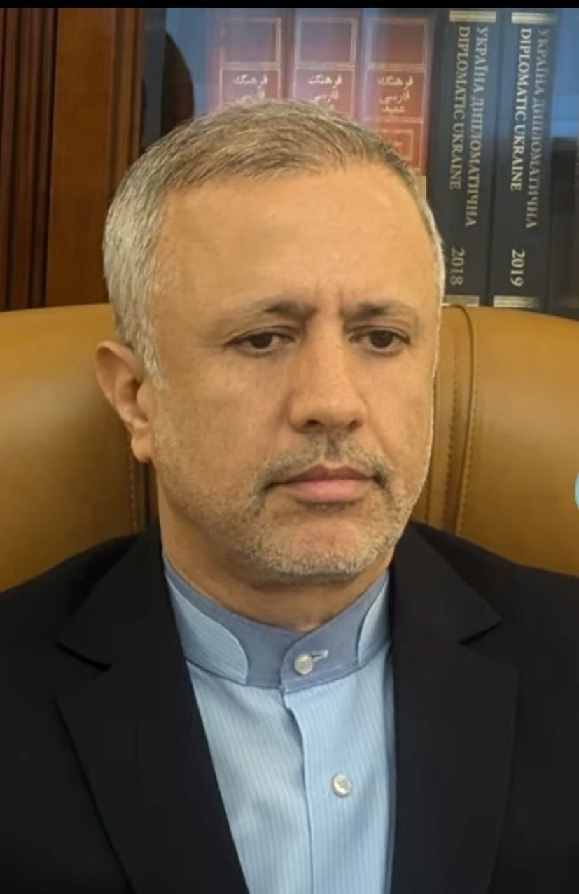 Shahriar Amouzegar, Iran’s chargé d’affaires in Ukraine, in an undated photo in Kyiv, Ukraine. 