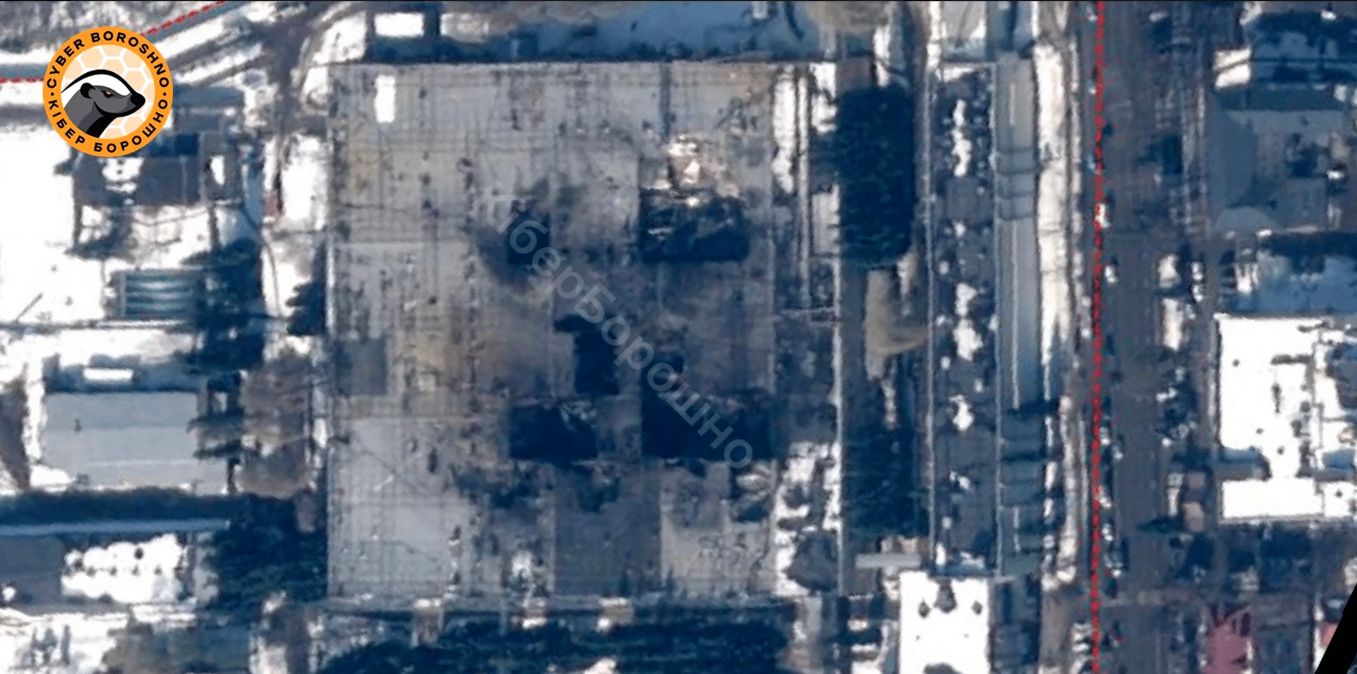 Satellite imagery reveals the aftermath of an alleged Ukrainian missile strike on the Kremniy El microelectronics plant in Bryansk, Russia, on March 10, 2026.
