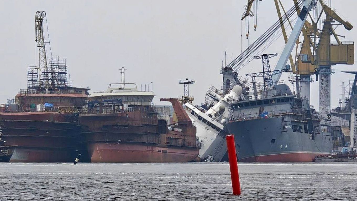 Russian military icebreaker damaged in unprecedented Baltic Sea drone strike, Ukraine claims