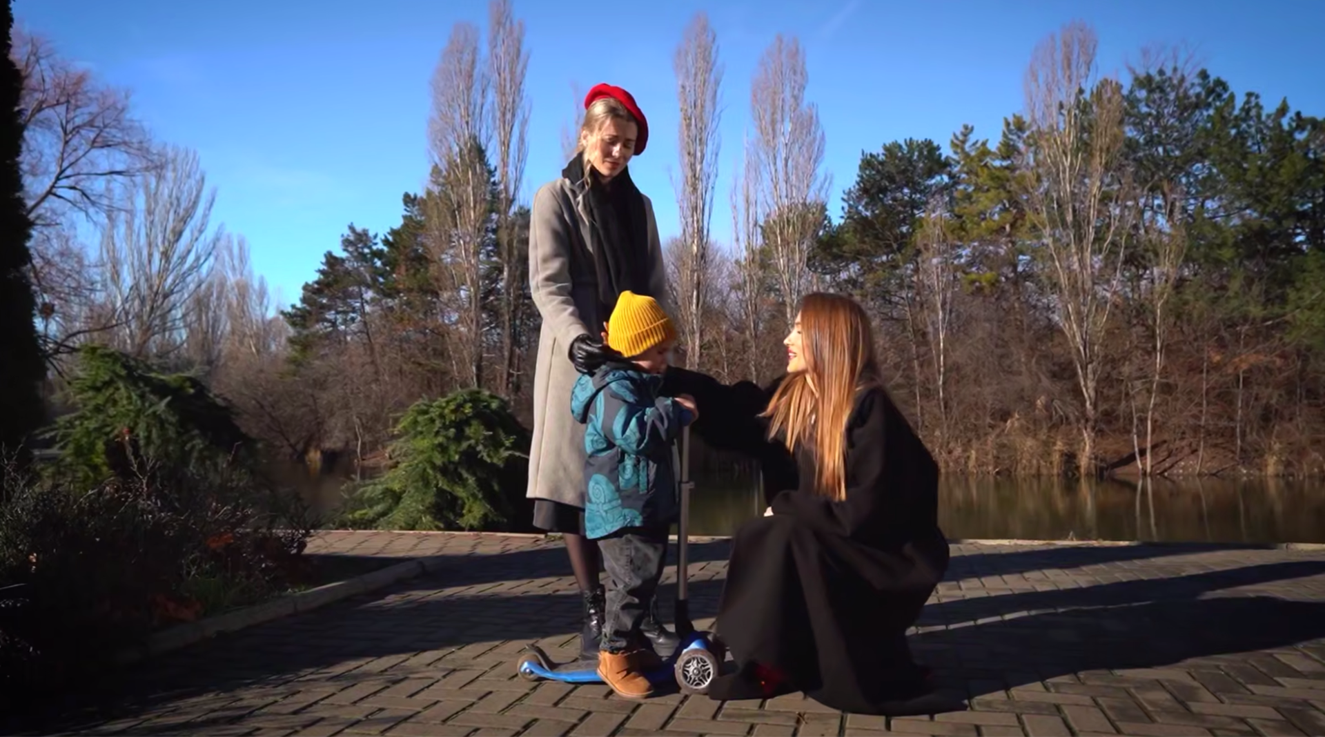 Screenshot from a video of an alleged French migrant hired by a Russian family. 