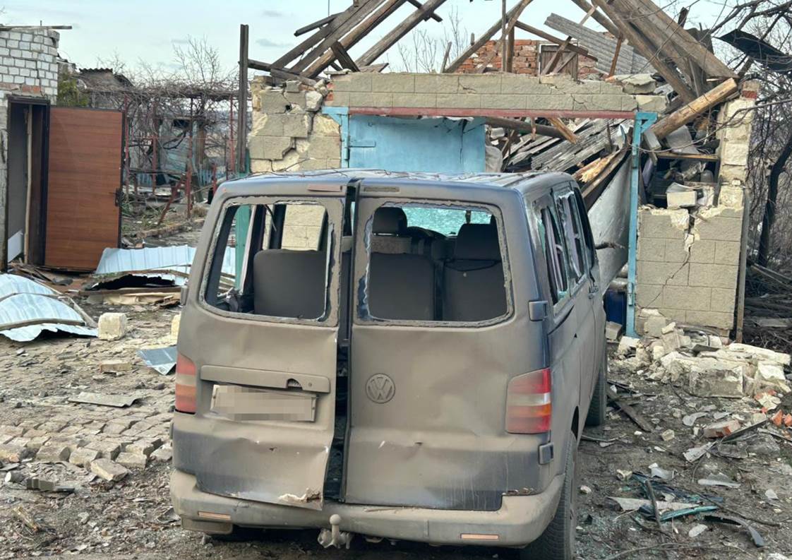 1 killed, 4 injured, including child, in Russian drone attack on Donetsk Oblast