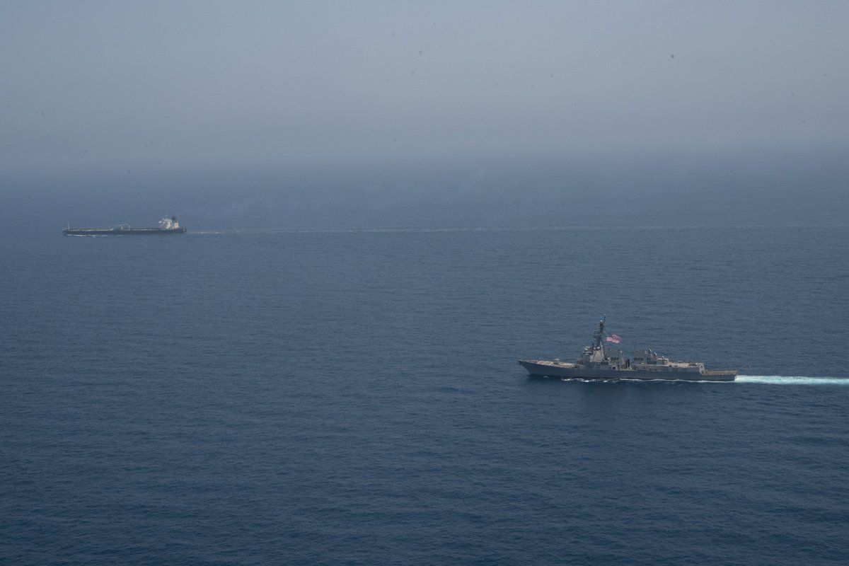 US intercepted Iranian 'shadow fleet' vessel Sevan in Arabian Sea, US Central Command says