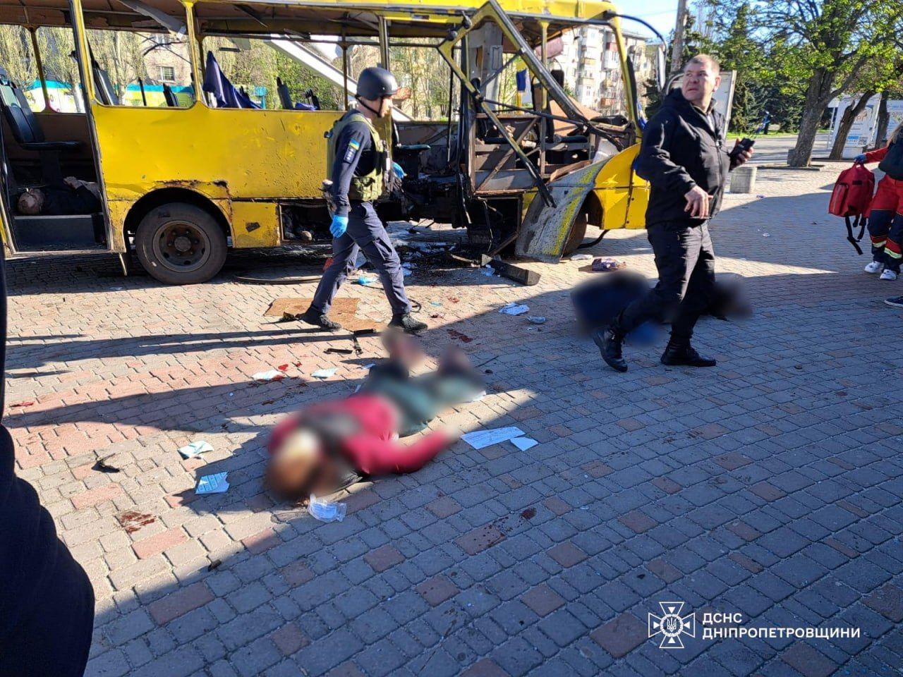 Russian FPV drone hits bus in rush hour attack as strikes kill 8, injure 52 across Ukraine