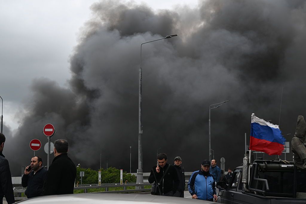Ukraine launches drone attacks on Moscow for second day, refinery hit
