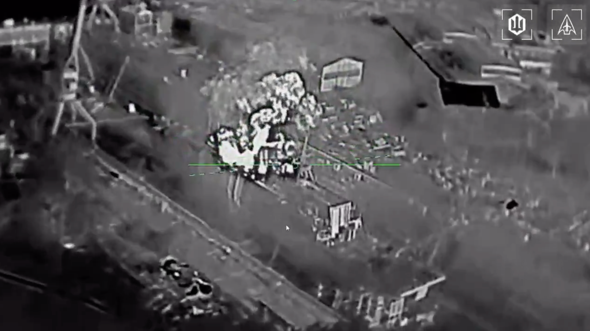 Ukraine releases video of drones striking Russian warship armed with guided missiles