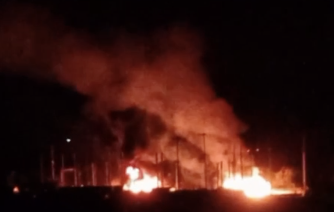 Railway infrastructure reportedly struck by Ukrainian drones