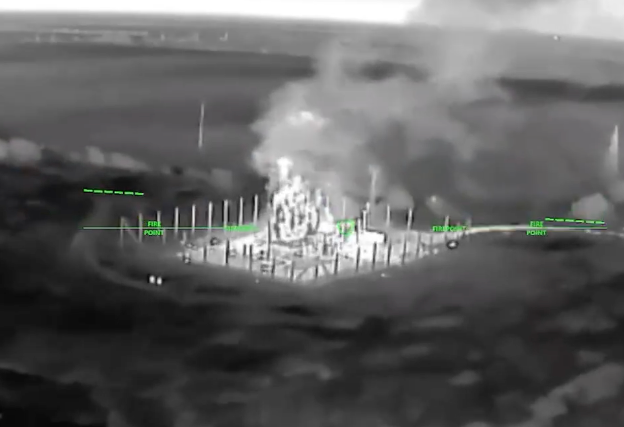 Ukrainian drones strike Russian oil, gas sites in Crimea and Siberia