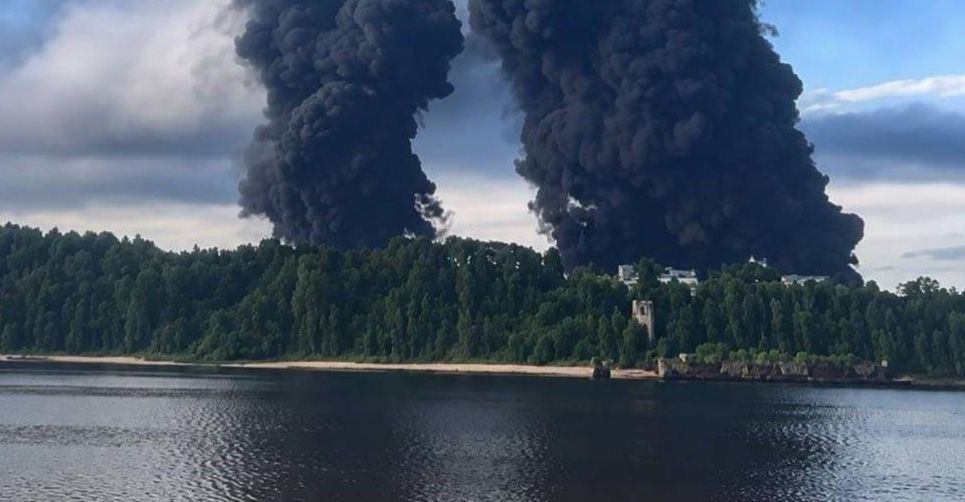 Ukraine strikes Russian chemical plant and oil depot
