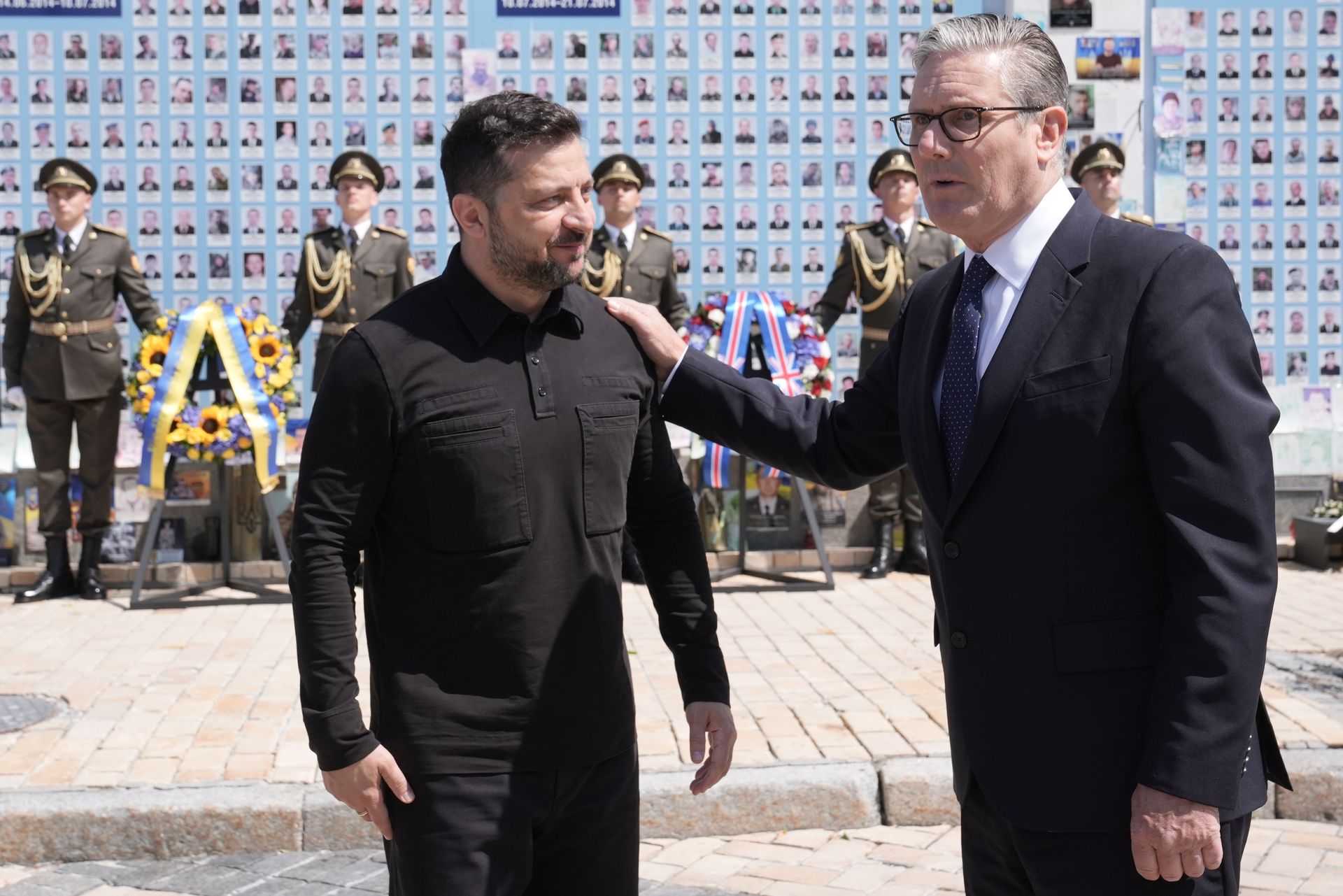 Zelensky awards Starmer Order of Freedom on his last Kyiv visit as British PM