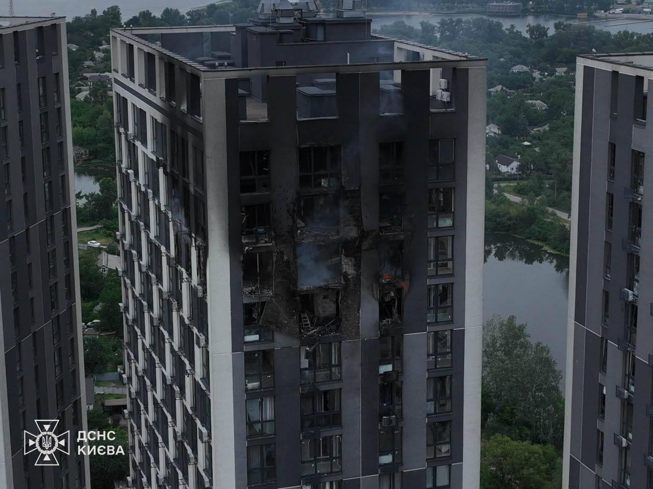 Massive Russia attack hits apartment buildings in Kyiv, killing 10, injuring 56