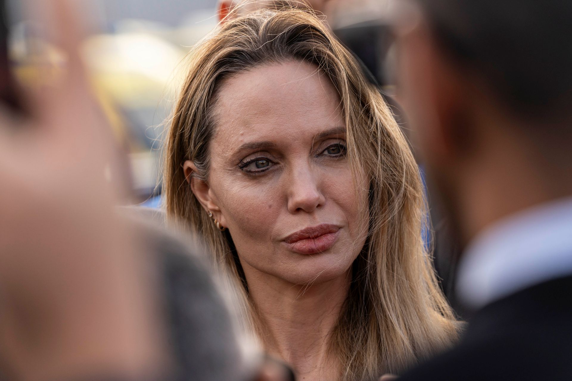 Angelina Jolie visits Kharkiv on third unannounced trip to Ukraine since full-scale war began