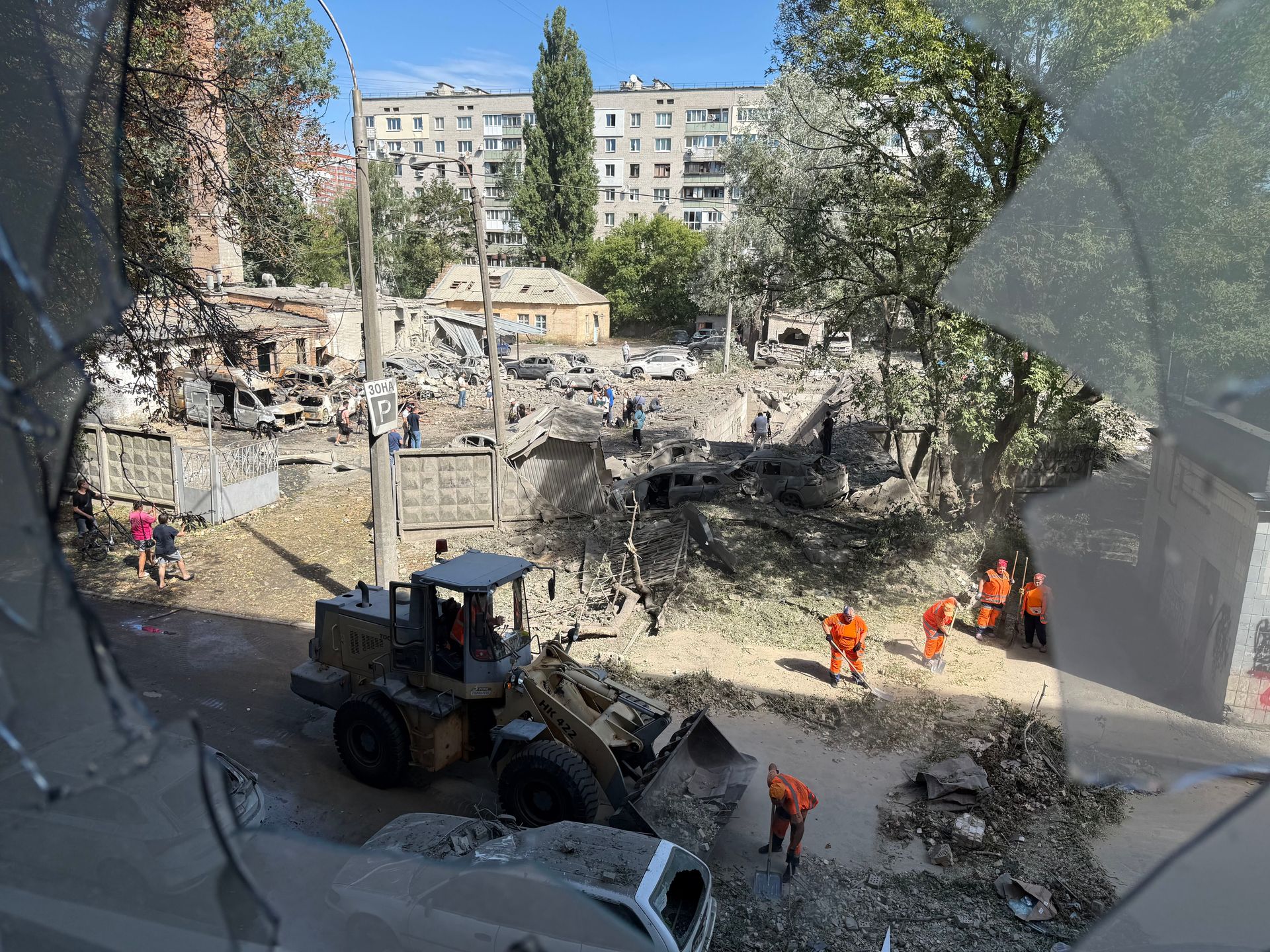 Photo: kyivindependent.com Kyiv Under Siege: Massive Russian Missile and Drone Attack Kills 15