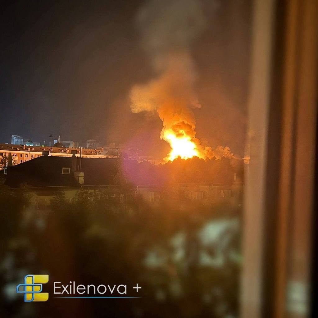 У Бєлгороді зафіксували пожежі після повідомленої атаки українських дронів