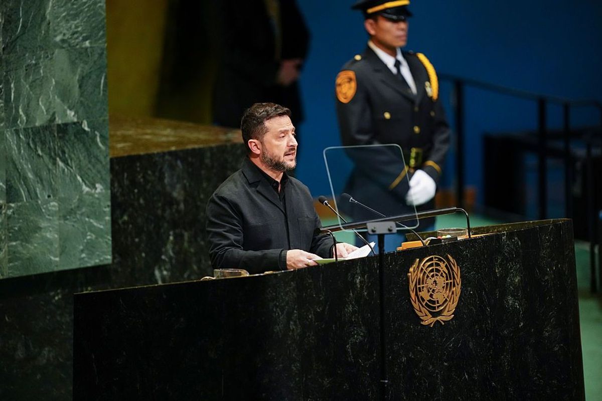 'Ukrainians did not choose this war. We choose not to die,' Zelensky says to UN General Assembly as he calls for peace
