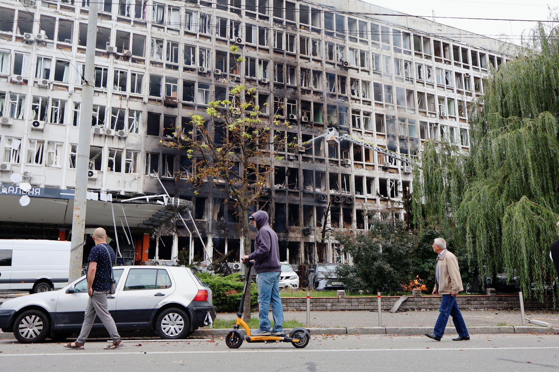 Reporter's Notebook: How constant drone attacks became a normal workday in Kyiv