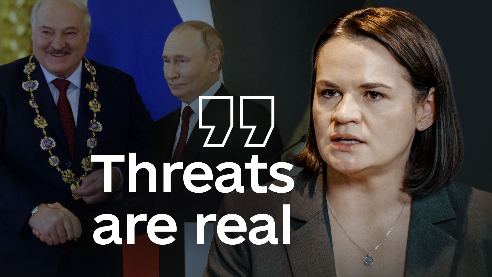 Tsikhanouskaya on how Russia’s closest ally is playing the US